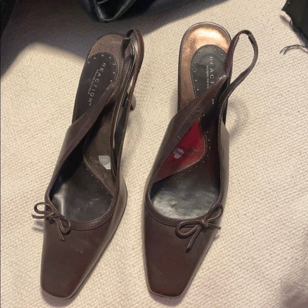 Sling back heels